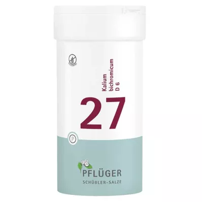 Biokemija Pflueger 27 Kalium bichromicum D 6 tablet, 400 kos Biokemija Pflueger 27 Kalium bichromicum D 6 tablet, 400 kos