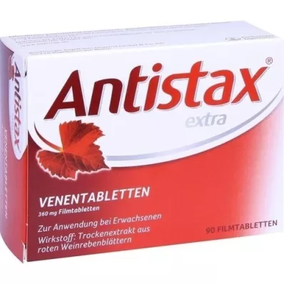 ANTISTAX dodatne žilne tablete, 90 kosov