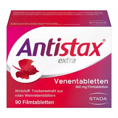 ANTISTAX dodatne žilne tablete, 90 kosov
