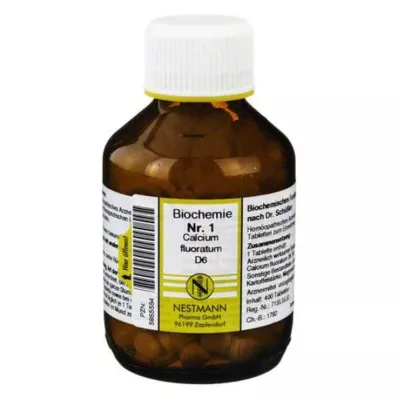 BIOCHEMIE 1 Calcium fluoratum D 6 tablet, 400 kosov