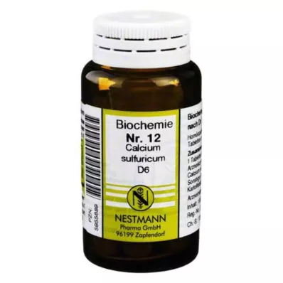 BIOCHEMIE 12 Calcium sulfuricum D 6 tablet, 100 kosov