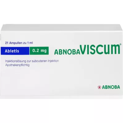 ABNOBAVISCUM Ampule Abietis 0,2 mg, 21 kosov
