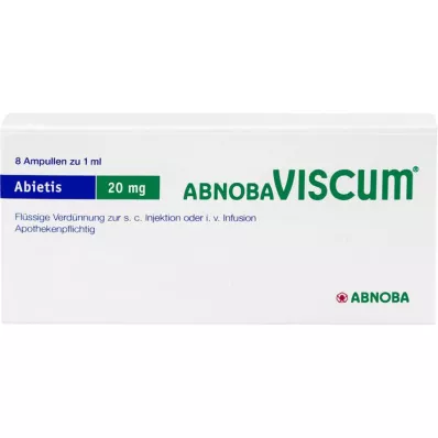 ABNOBAVISCUM Abietis 20 mg ampule, 8 kosov