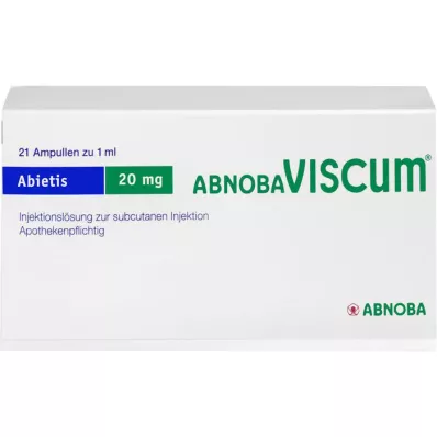 ABNOBAVISCUM Abietis 20 mg ampule, 21 kosov