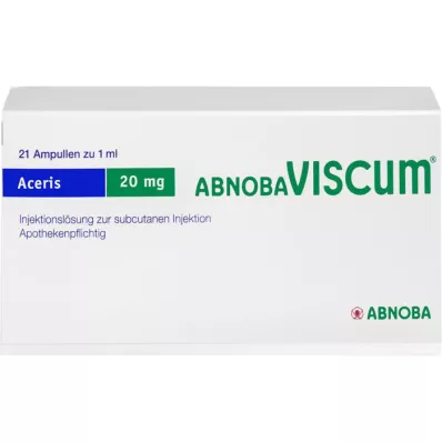 ABNOBAVISCUM Aceris 20 mg ampule, 21 kosov
