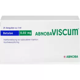 ABNOBAVISCUM Ampule Betulae 0,02 mg, 21 kosov