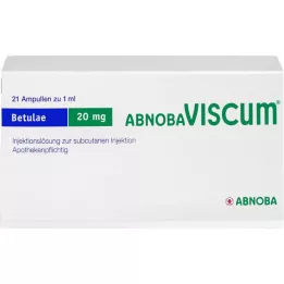 ABNOBAVISCUM Ampule Betulae 20 mg, 21 kosov