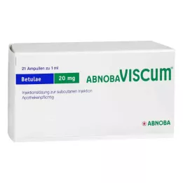 ABNOBAVISCUM Ampule Betulae 20 mg, 21 kosov
