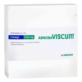 ABNOBAVISCUM Crataegi 0,02 mg ampule, 48 kosov