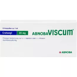 ABNOBAVISCUM Crataegi 20 mg ampule, 8 kosov
