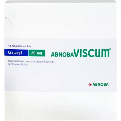 ABNOBAVISCUM Crataegi 20 mg ampule, 48 kosov