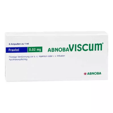 ABNOBAVISCUM Ampule Fraxini 0,02 mg, 8 kosov