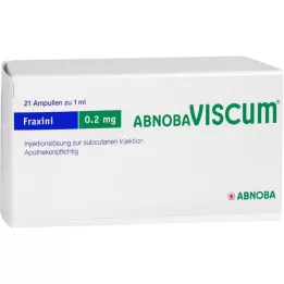 ABNOBAVISCUM Ampule Fraxini 0,2 mg, 21 kosov