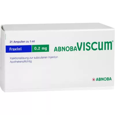 ABNOBAVISCUM Ampule Fraxini 0,2 mg, 21 kosov