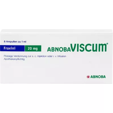 ABNOBAVISCUM Ampule Fraxini 20 mg, 8 kosov