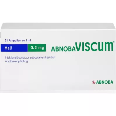 ABNOBAVISCUM Mali 0,2 mg ampule, 21 kosov