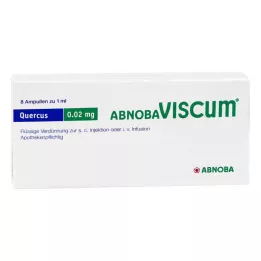 ABNOBAVISCUM Quercus 0,02 mg ampule, 8 kosov