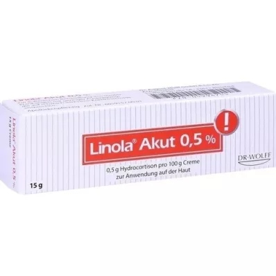 LINOLA akutna 0,5-odstotna krema, 15 g