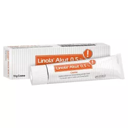 LINOLA akutna 0,5-odstotna krema, 15 g