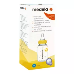 MEDELA Steklenička za mleko 150 ml s sesalcem, 1 kos