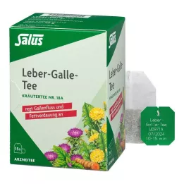 LEBER GALLE-Tea Herbal Tea No. 18a Salus Filter Tissue, 15 kosov