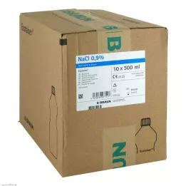 KOCHSALZLÖSUNG 0,9-odstotna irigacijska raztopina B.Braun Ecotainer, 10X500 ml