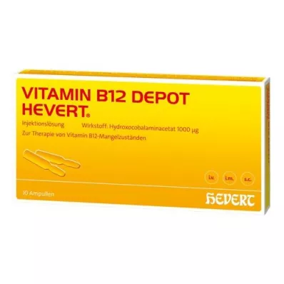 VITAMIN B12 DEPOT Ampule Hevert, 10 kosov