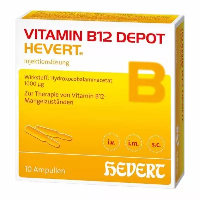 VITAMIN B12 DEPOT Ampule Hevert, 10 kosov
