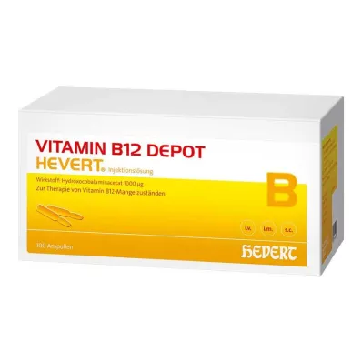 VITAMIN B12 DEPOT Ampule Hevert, 100 kosov VITAMIN B12 DEPOT Ampule Hevert, 100 kosov