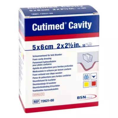 Konektor iz pene Cutimed Cavity 5x6cm nelepilni (10 kosov)