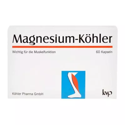 MAGNESIUM KÖHLER Kapsule, 1X60 kosov