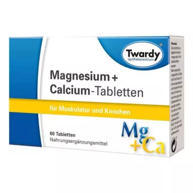 MAGNESIUM+CALCIUM Tablete, 60 kosov