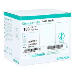 STERICAN Kanile 18 Gx1 1/2 1,1x40 tupi/tupi, 100 kosov