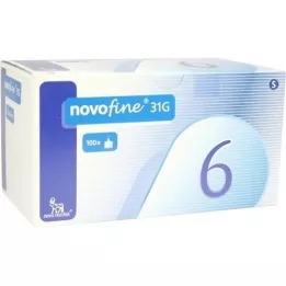 NOVOFINE 6 igel 0,25x6 mm, 100 kosov