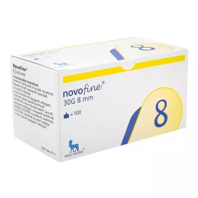 NOVOFINE 8 igel 0,30x8 mm, 100 kosov