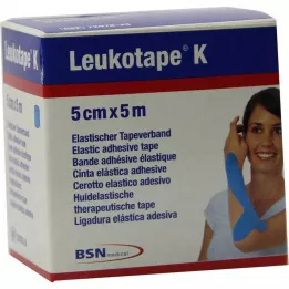LEUKOTAPE K 5 cm svetlo modra, 1 kos