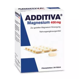 ADDITIVA Magnezij 400 mg filmsko obložene tablete, 60 kosov
