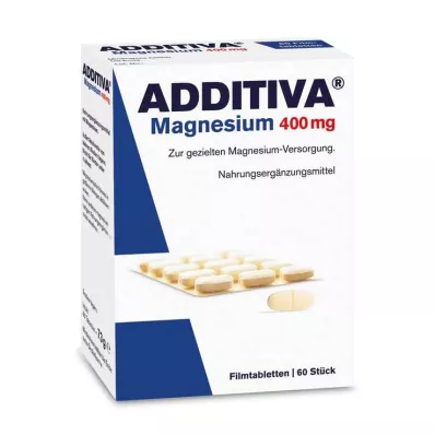 ADDITIVA Magnezij 400 mg filmsko obložene tablete, 60 kosov