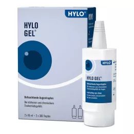 HYLO-GEL Kapljice za oči, 2X10 ml