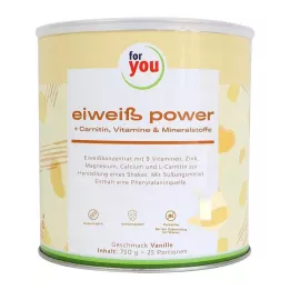 FOR YOU eiweiß power vanilija v prahu, 750 g