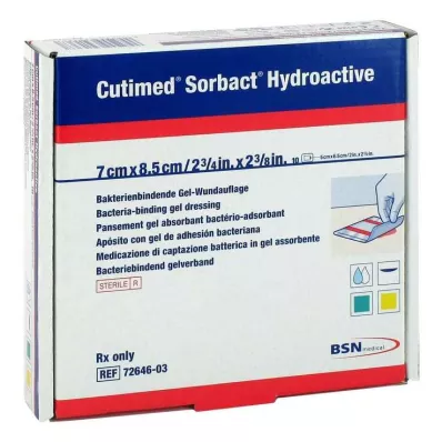 Obkladki Cutimed Sorbact Hydroactive 7x8,5 cm, 10 kos Obkladki Cutimed Sorbact Hydroactive 7x8,5 cm, 10 kos