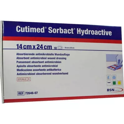 Obkladki Cutimed Sorbact Hydroactive 14x24 cm, 10 kos Obkladki Cutimed Sorbact Hydroactive 14x24 cm, 10 kos