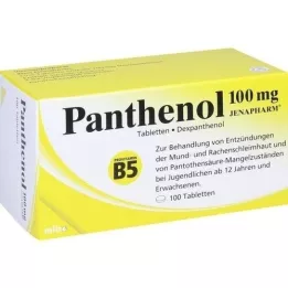 PANTHENOL 100 mg tablete Jenapharm, 100 kosov
