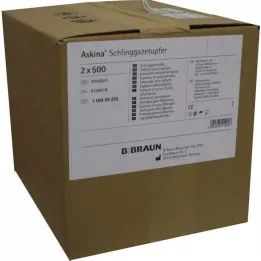 ASKINA Tampon iz gaze, velikosti slive, nesterilen, 2X500 kosov