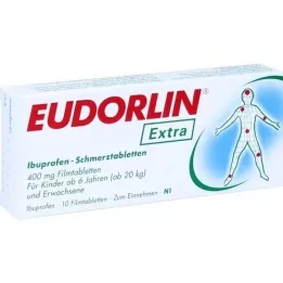 EUDORLIN dodatne tablete proti bolečinam Ibuprofen, 10 kosov