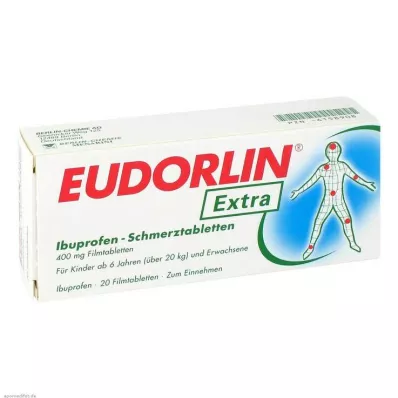 Eudorlin extra Ibuprofen proti bolečinam, 20 kos