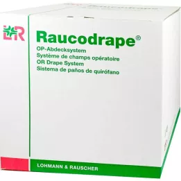 RAUCODRAPE Ušesni perforirani robček 175x240 cm, dvovrstični, 11 kosov