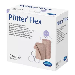 PÜTTER Bandaža Flex Duo 8/10 cmx5 m, 2 kosa