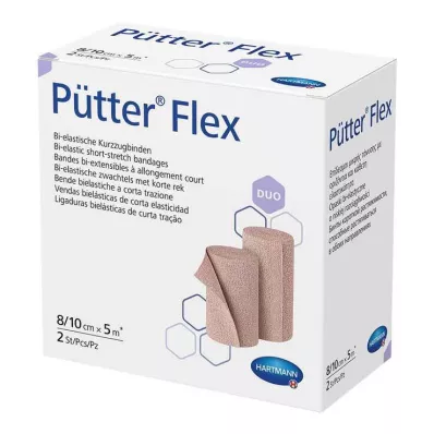 Pütterflex Duo bandaža 8 cm / 10 cm x 5 m, 2 kom Pütterflex Duo bandaža 8 cm / 10 cm x 5 m, 2 kom