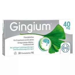 GINGIUM Filmsko obložene tablete, 30 kosov